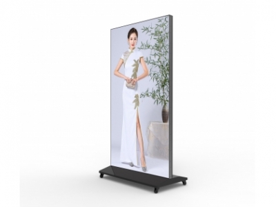 98英寸LCD海报屏：4K巨幕竖屏展示，一眼抓住客流